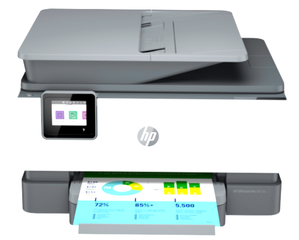 Enjoy fast print speeds of up to 22 ppm, automatic duplex printing, reliable Wi-Fi connectivity, and a 250-sheet paper tray.
