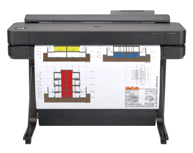 The world's smallest wide-format printer with built-in stand is designed to fit your office